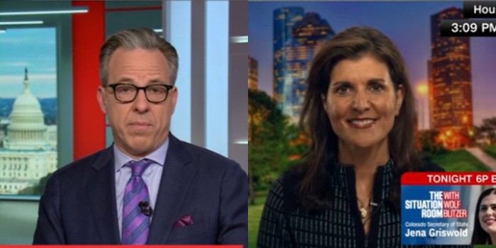 CNN’s Jake Tapper Presses Haley over Trump ‘Erection’