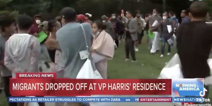 Gov. Abbott Drops Off New Democrat Voters in Front of Kamala’s Residence