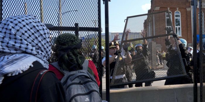 Rioters Breach DNC Security Fence During Biden Walk-Through Ahead of Opening Night